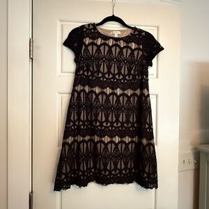 Black Lace shift Dress